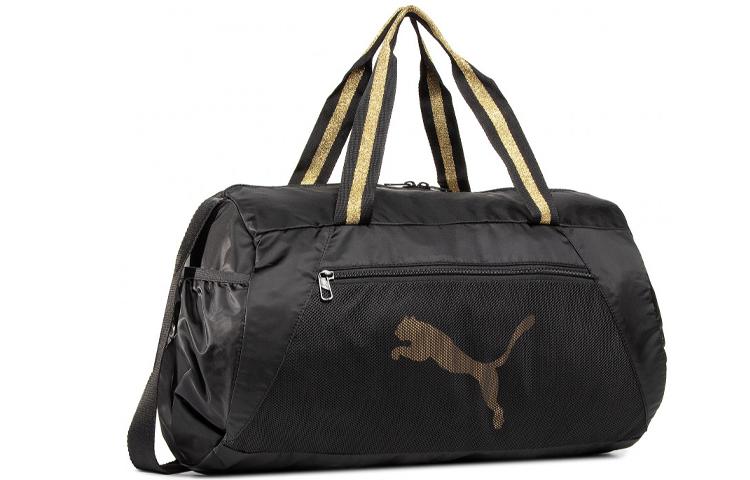 Тканевая сумка PUMA, Сумка через плечо, Сумка для спортзала, Унисекс, Черная, 077365-05
