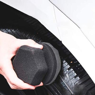 Tire Applicator Pads Vehicle Tire Cleaner Sponge Multipurpose Hand Polishing Pads Automobile Tyre Cleaning Tool For Removing