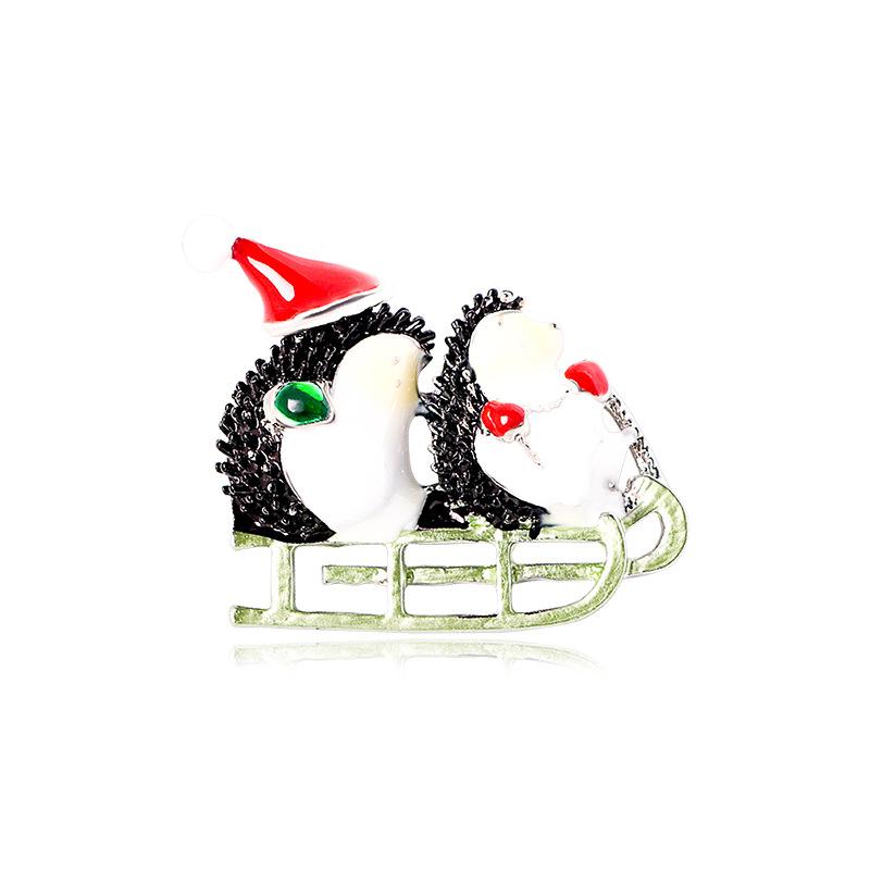 

Hot Selling Christmas Collection Brooch Cartoon Snowman Brooch Holiday Gifts Clothing Accessories