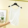 Canotta in modal da donna: Top senza maniche aderente con scollo rotondo per primavera/estate, coordinabile, taglie grandi disponibili