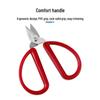 Red Handle Stainless Steel Toenail Clippers for Dead Skin and Foot Care