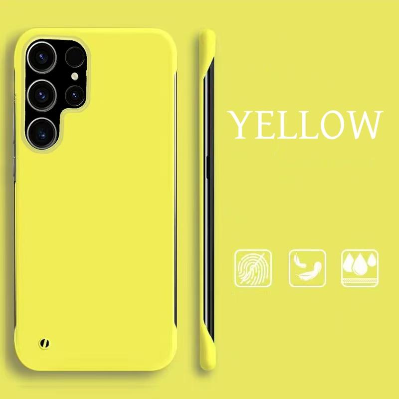 Ultra Slim PC Frameless Case For Samsung Galaxy A73 A55 A54 A53 A52 A51 A34 A33 A32 A31 A24 A23 Colorful Matte Hard Phone Cover