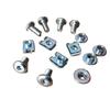 Stainless Steel M6-1.2/1.6 Hex Bolt Clamps for Zongshen ZT250 310-XRTV Motorcycles