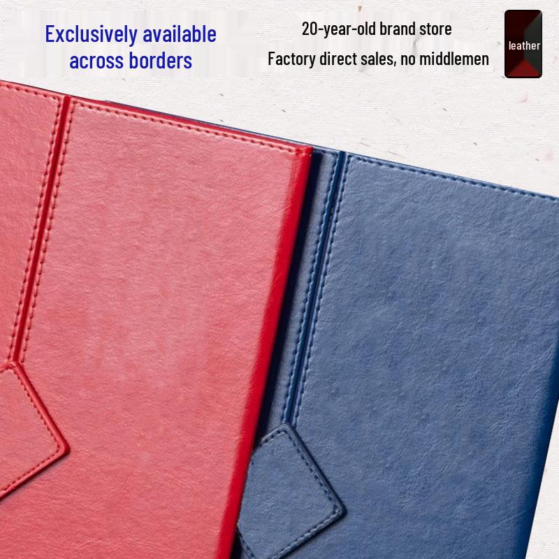 International Trade School Honor Certificate Tri-fold Leather Cover with Logo Customization