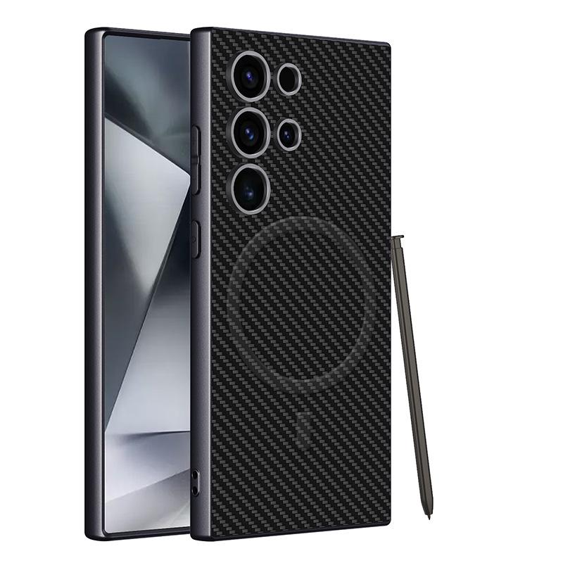 Magnetic Ring Skin-Feel Case for Samsung S24/S23 Ultra