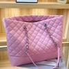 Large-capacity Bag Women's 2025 Autumn New Texture Niche Diamond Chain Foreign Style Class Commuter Bag Tote Bag