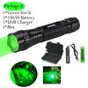 5000LM Led Hunting Flashlight Tactical Green/RED Weapon Light Outdoor Camping/Hiking/Hunting Torch+18650+Charger
