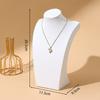 Human Shape Necklace Display Stand Velvet Cloth Ornament Holder Jewelry Show Rack  Home Showcase