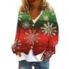 Women's Fashion Short Coat Casual Long Sleeve Printed Single Breasted Plush Top