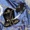 Priest Magician Wizard Magic Cloak Diviner Astrologer Seer Black 10cm Plush Doll Accessories Doll's Clothes Lububu's Clothing