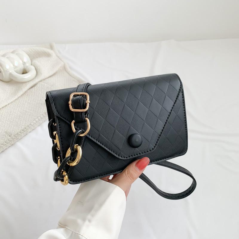 

Trendy Stylish Mini Square Pu Crossbody Bag For Women In Black Khaki Pink Orange Green Blue White