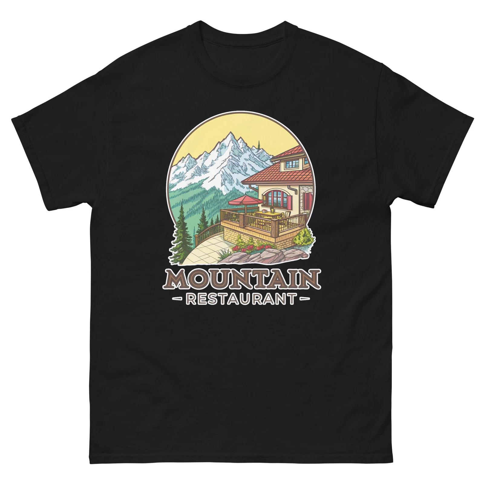 Mountain Restaurant Mountain Ski Resort Town T-Shirt M