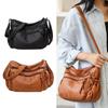 Women PU Leather Crossbody Bag Handbag Satchel Hobo Shoulder Bag Ladies Big Capacity Business Work Totes Adjustable Strap