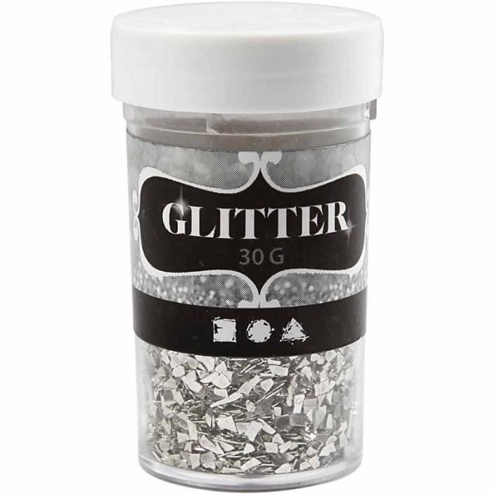 Shimmering Flat Sequins with a Touch of Glitz - Comes In a Screw-top Jar. Ref 28431