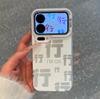 Text line line line suitable for Apple 17/iPhone15/16Promax Huawei pura80 matte colored silver