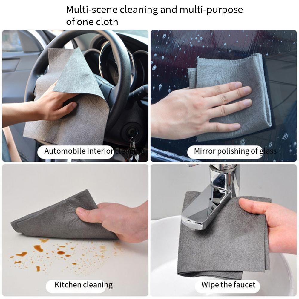 5/10pcs Cleaning Cloth For Kitchen Dishes Dust & Washing Cars Household Cleaning Multifunctional Cloth Accessories