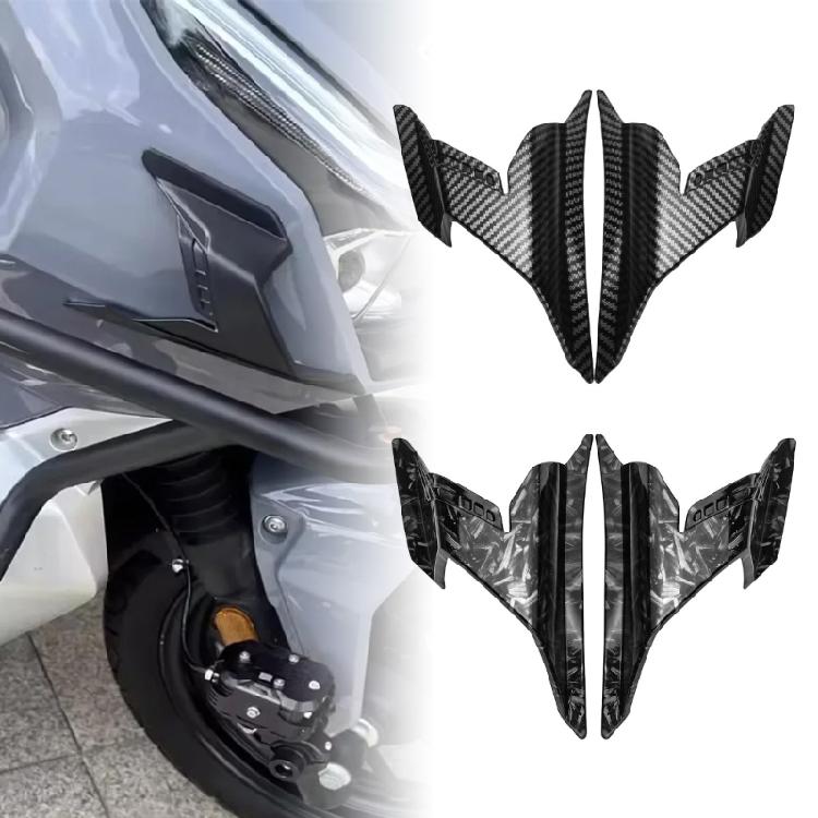 Motorcycle Front Fairing Winglets Aerodynamic Wing Cover Trim Spoiler Winglets Body Work Fairing for ADV160 2022-2023