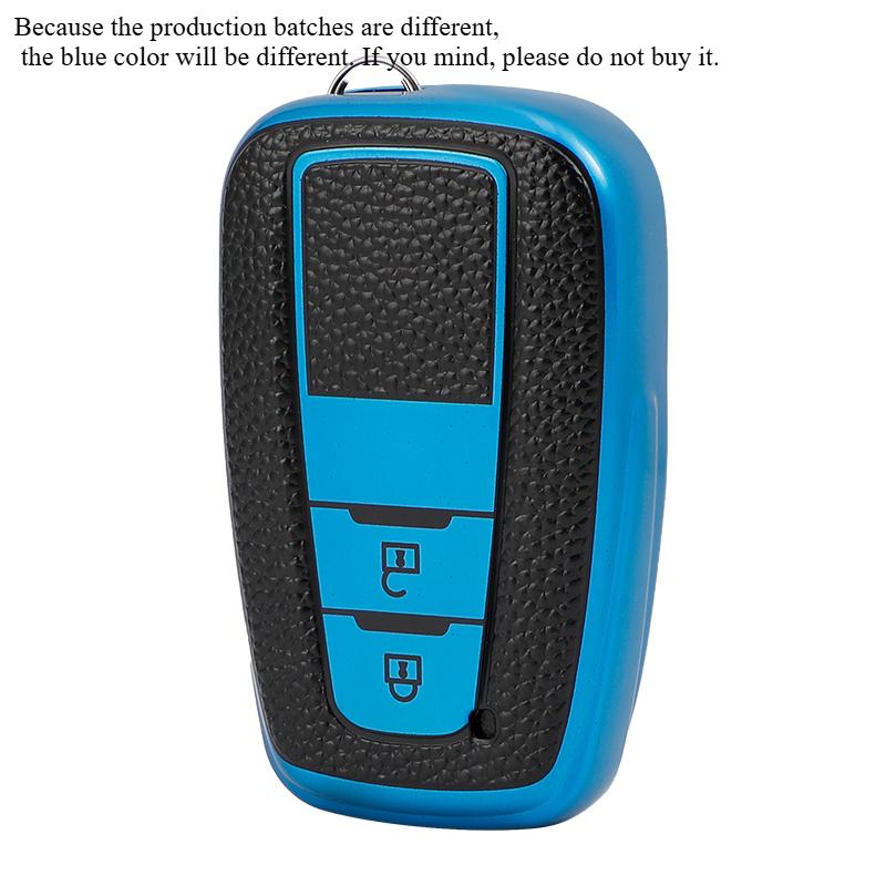Auto Leather TPU Car Key Cover Case for Toyota Prius Camry Corolla C-HR CHR RAV4 Prado 2018 Keychain Accessories