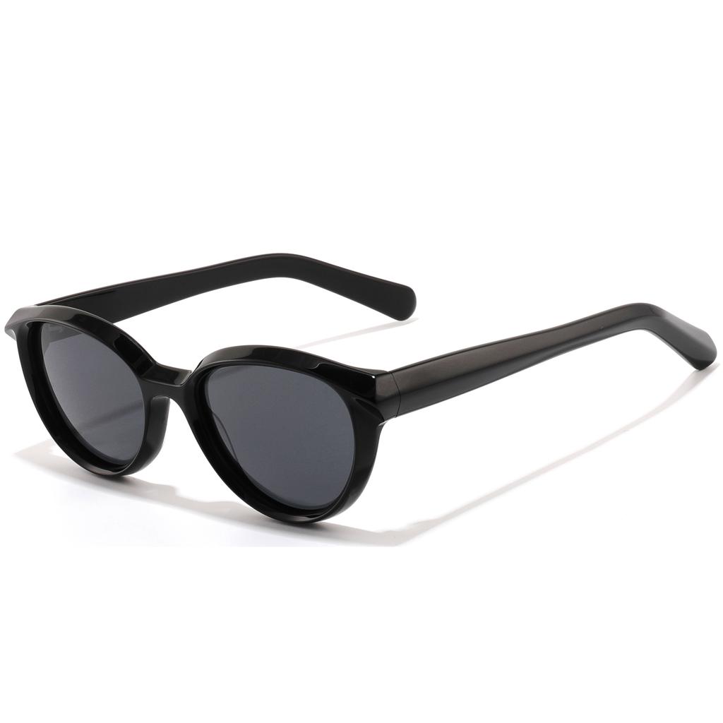 Retro Cat Eye Korean Women's Glasses Frame Luxury Acetate Frame Round Vintage Style Eyeglass Frames Transparent Eyewear Women