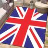 British Flag Pattern Outdoor - 800g/m² High Quality Crystal Velvet Mat for Patio,Balcony,Camping,and Picnic - All-Season Durable Deck Mat Fo