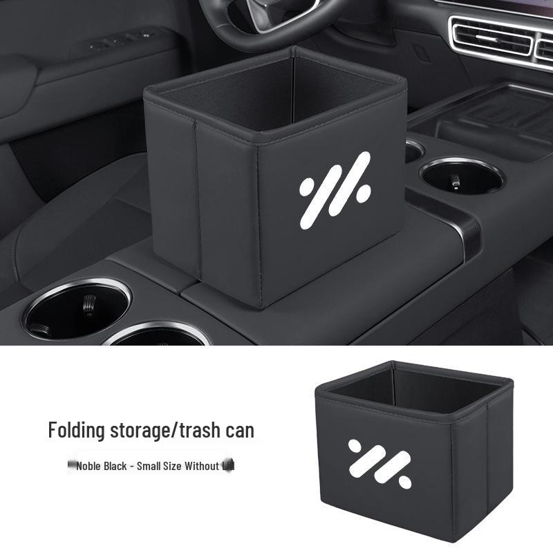 Zeekr L6/LS6/L7/LS7 Car Storage Box & Foldable Trash Can Organizer