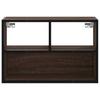 Mobile TV Effetto Rovere Marrone 60 x 31 x 39,5 cm Truciolato e Metallo
