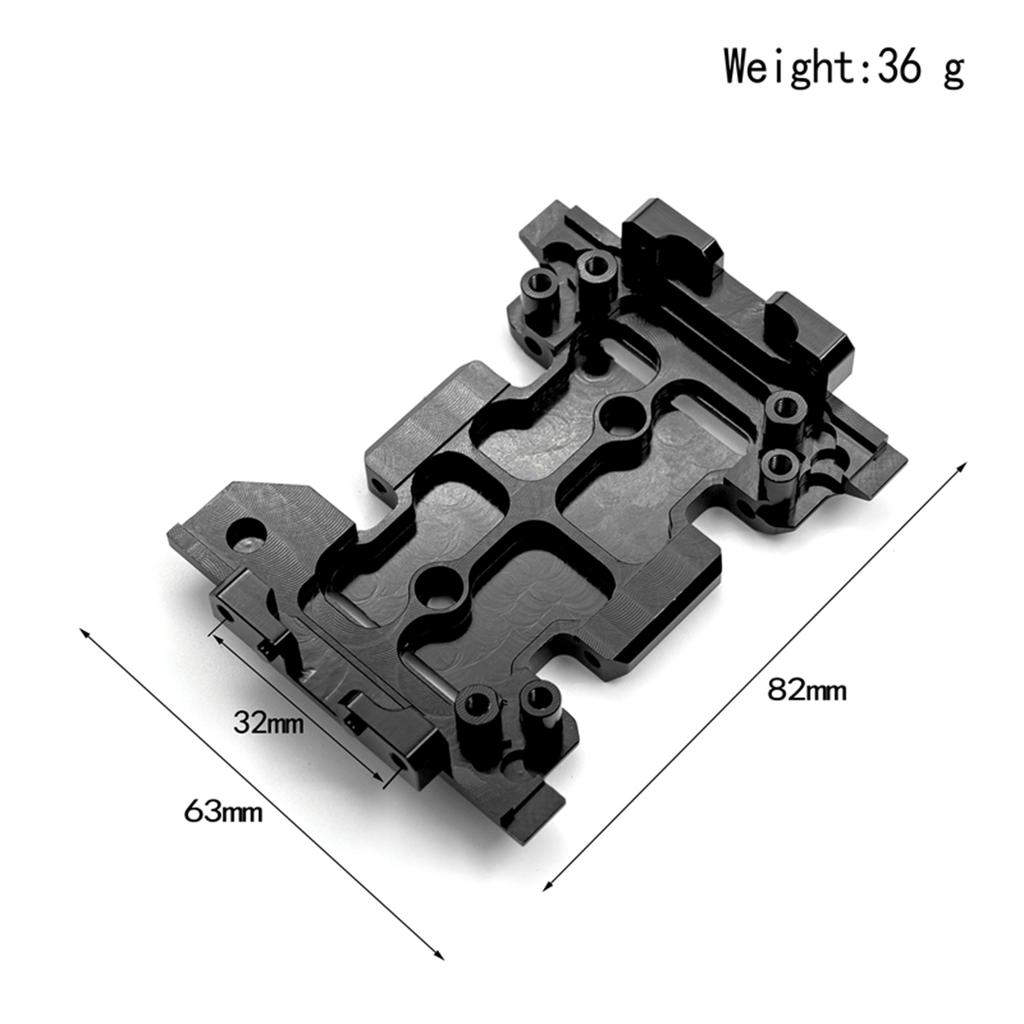 Aluminum Alloy Gearbox Mount Replacement for 1 10 AXIAL SCX10 III AXI03007 AXI03014 Remote Control Car Upgrade Parts