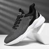 Men's casual sports shoes flying woven lightweight outdoor breathable mesh running shoes jogging training fitness men's shoes