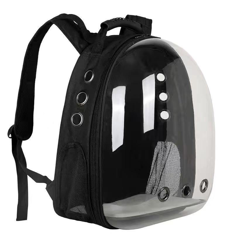 Transparent Space Capsule Pet Backpack for Cats & Small Dogs