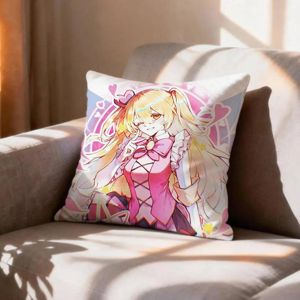 Artoria PPendragon SSaber Fate Fgo FSN Pillow Case Pattern Printed Pillowcase For Living Room Sofa Cushion Cover