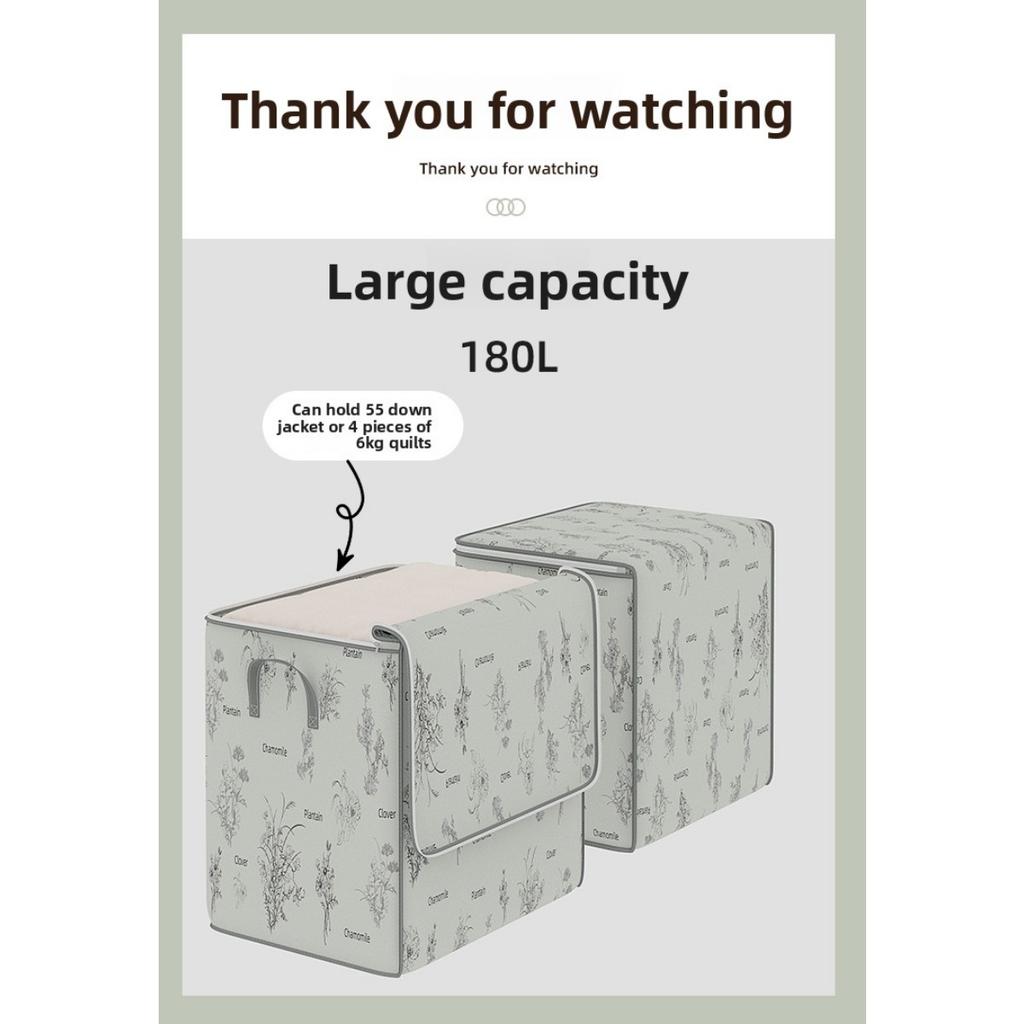 Clothing Storage Box, Household Large Capacity Clothing Sorting Box, Cotton Quilt Storage Bag, Moving Packing Bag