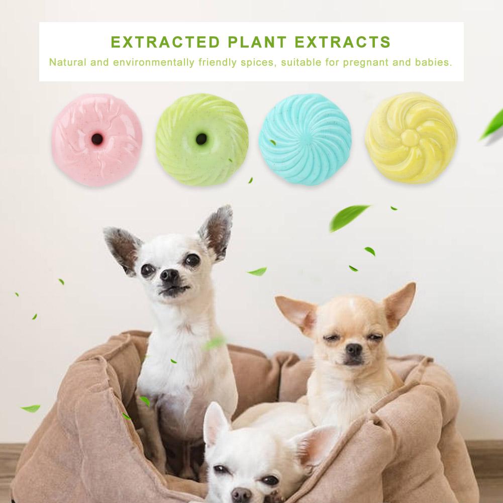 4 ks Pet Deodorant Aromaterapie Tuhý Osvěžovač Vzduchu Eliminátor Pachu pro Kotec Podestýlky pro Domácí Zvířata4 ks /