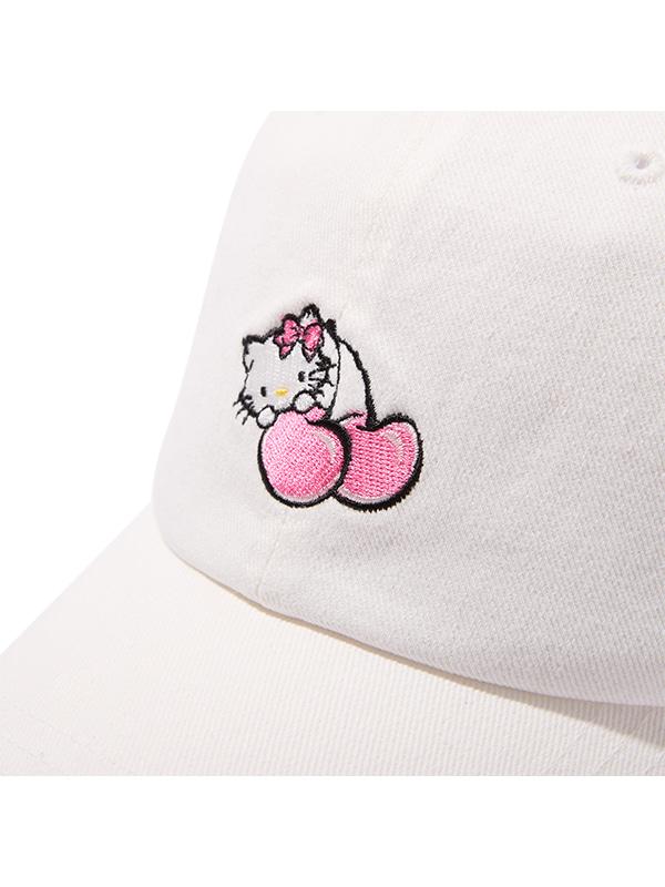 KIRSH X Charmy Kitty Graphic Ball Cap [White]