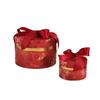 European Style Round Ribbon Gift Box for Weddings