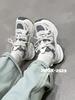 New Super Fire Platform Dad Shoes Women 2025 Spring Leather Mesh Breathable Versatile Lightweight Sports and Leisure Shoes