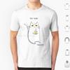 Tricou Drăguț Pisică Desenată Manual 6xl Bumbac Răcoros Tricou Pisică Alb-Negru Personaj Meme Amuzant Pisicuță Plată Pisoi Desen Animat Iconiță Animal Drăguț