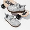 HOBIBEAR Kinder Breite Kopf Atmungsaktives Stoffobermaterial Lässige Laufschuhe für Frühling & Herbst