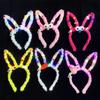 Luminous Feather Bunny Ear Plush Headband Hair Clip - Fun Accessories & Gifts
