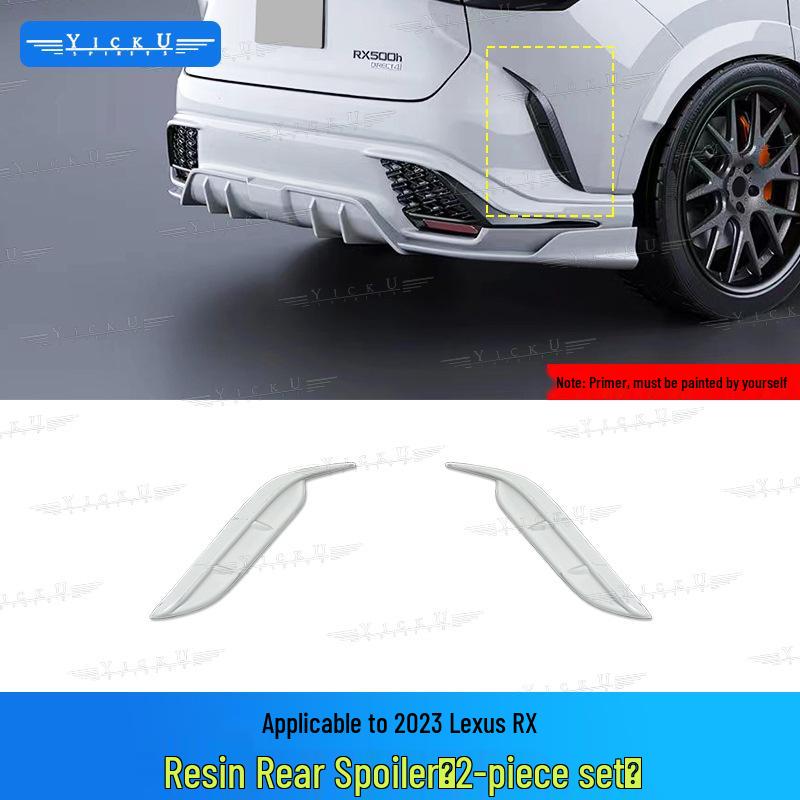 Lexus RX350/500 Carbon Fiber Body Kit (Front Lip, Fender Flares, Rear Lip, Side Skirts, Tail Top Spoiler, 2023-2025)