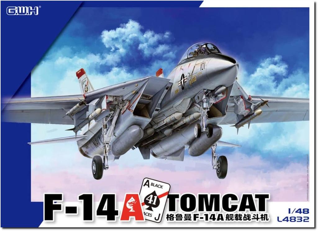 Great Wall Hobby American Tomcat Fighter Plastic Model L4832 1/48 F-14A Carrier-Based