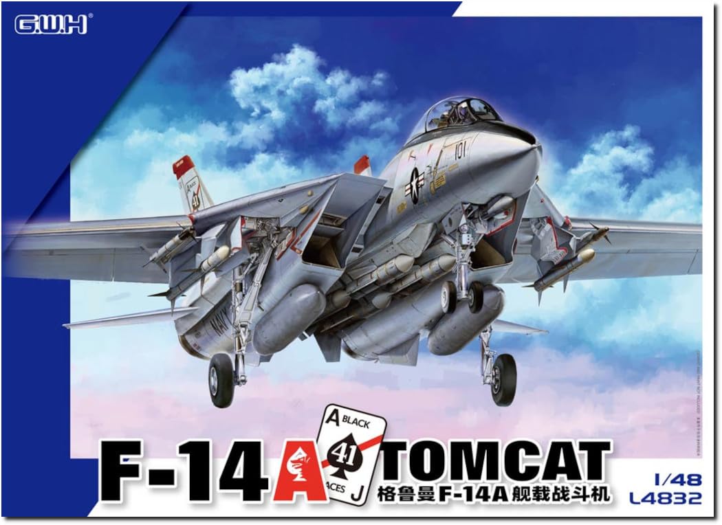 

Great Wall Hobby Американский истребитель Томкэт Пластиковая модель L4832 1/48 F-14A Палубный