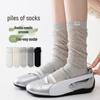 Miu Style Women's Summer Mesh Slouch Ballet Socks - Breathable, Seamless, Japanese Pure Color