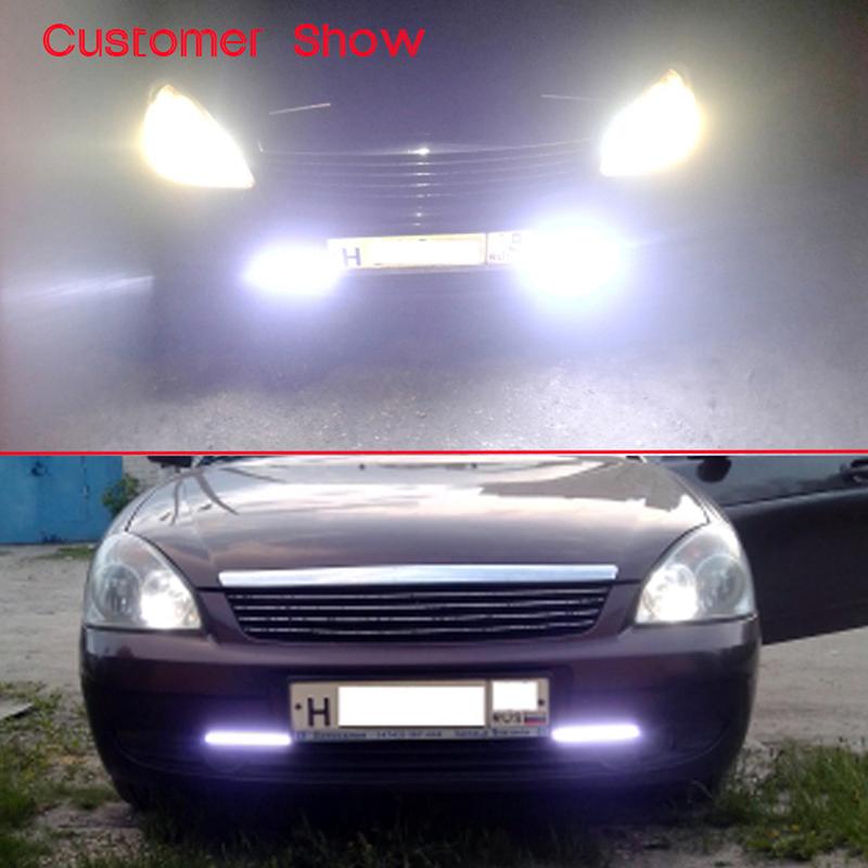 1X Universal 17Cm Car Led Light Bar Rod Daytime Running Light Car Waterproof Led