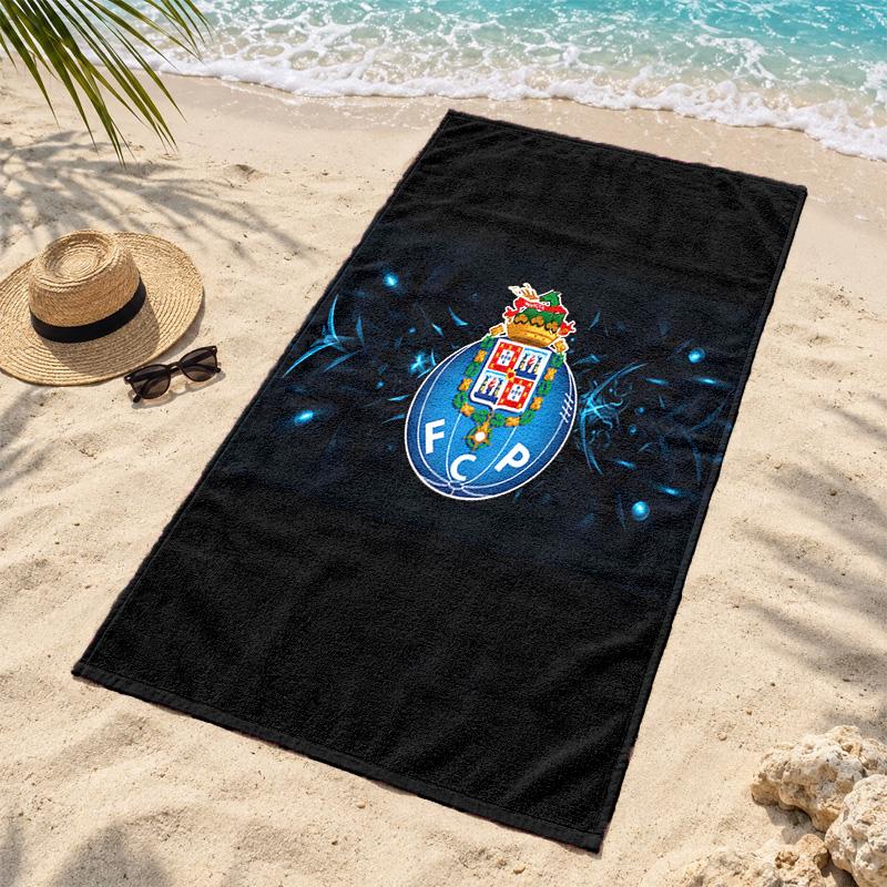 FC Porto Microfiber Beach Towel Quick Dry Sand Free Lightweight Beach Towels for Travel Swimming Camping