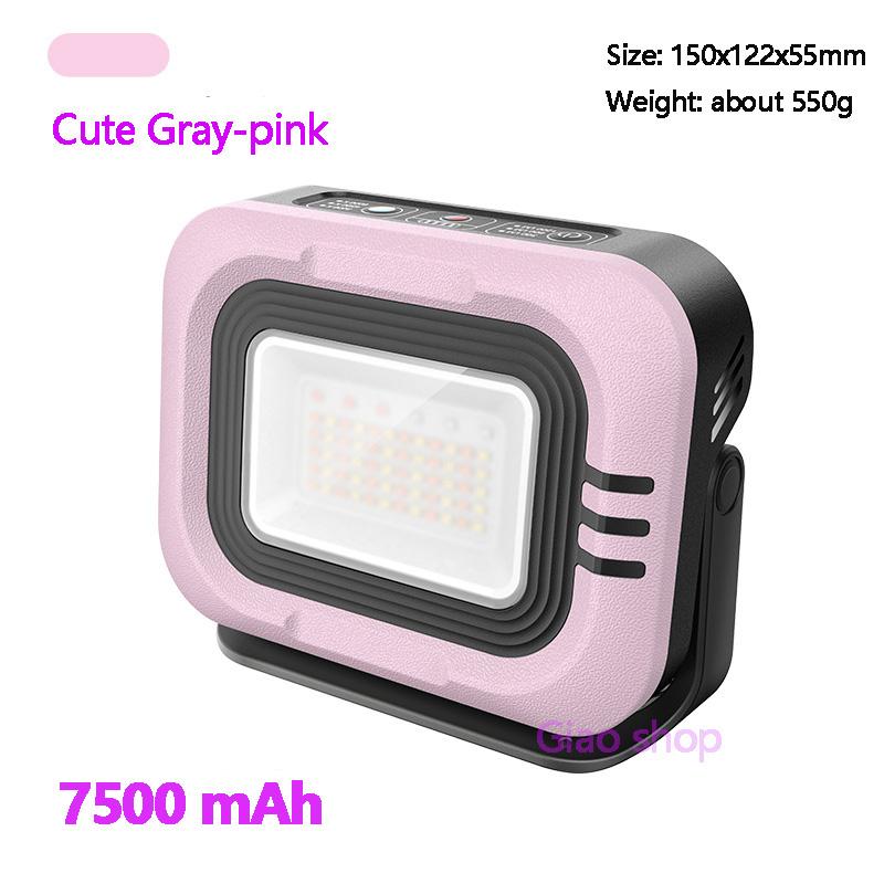 Solar Portable Camping Lamp Outdoor Spotlight Waterproof Flashlight Emergency Rechargeable Magnetic Work Lighting Decor