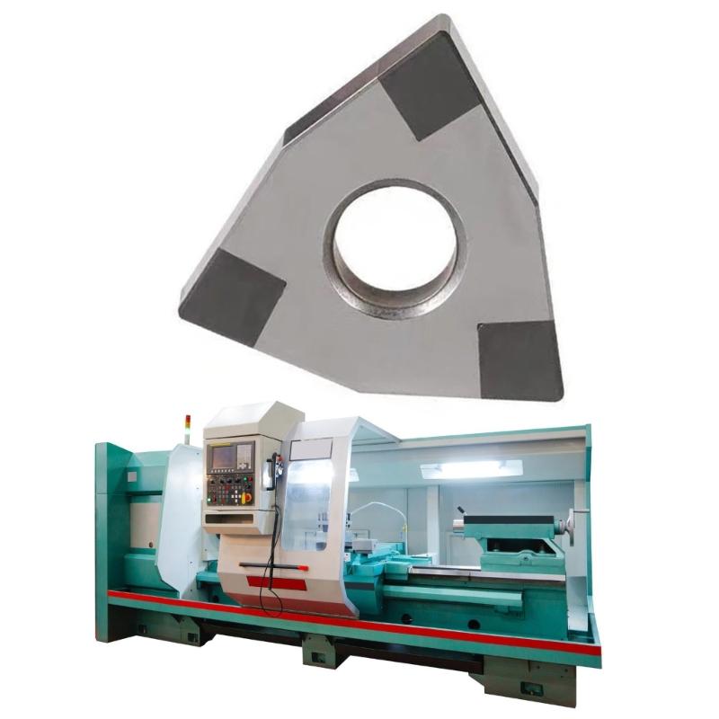 Turning Indexble Inserts WNMG080408 WNMG080404 Cubic Boron Nitride Suitable for Heat Treated Steel Accessories