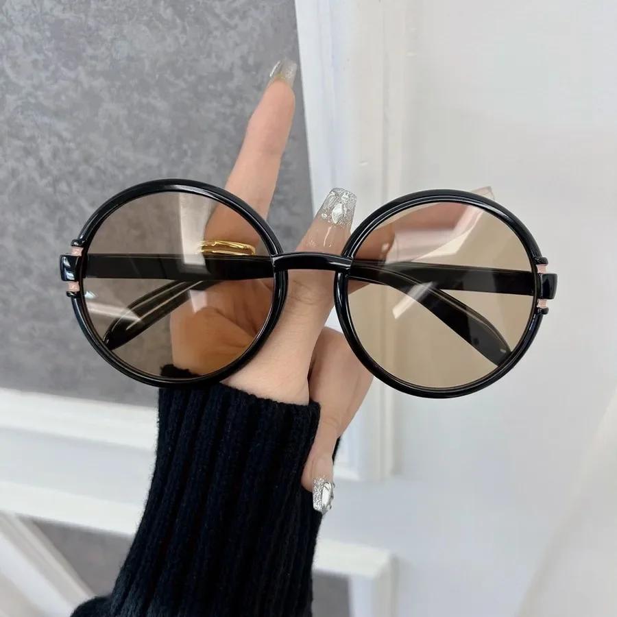 Plain Oval Sunglasses Women Men Designer Classic Sun Glasses Female Male Fashion Brand Vintage Travel Shades