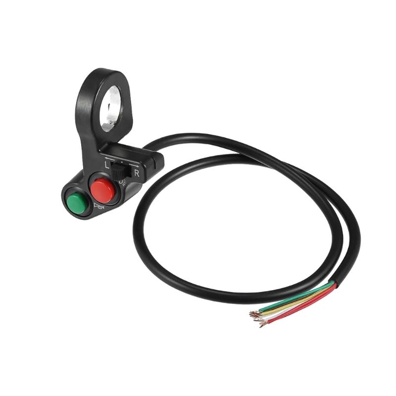 ATVs UTV SXS Motorcycle Turn Signal Kit With Horn, Thumb Switch And LED Indicators Lights Suitable For Street Legal Use