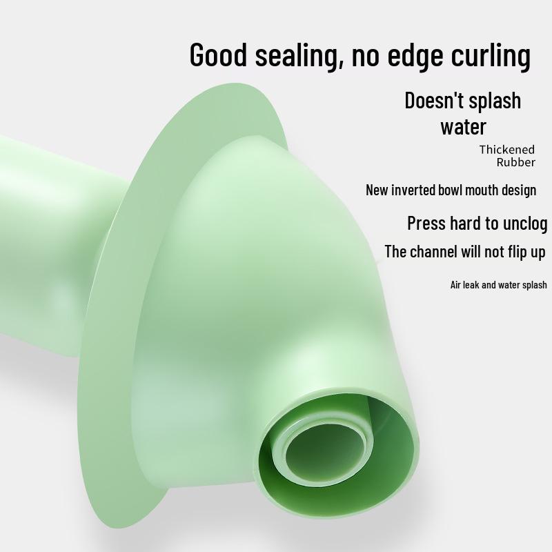 Powerful Bellows Toilet Plunger: Unblocker & Suction Tool for Clogged Drains