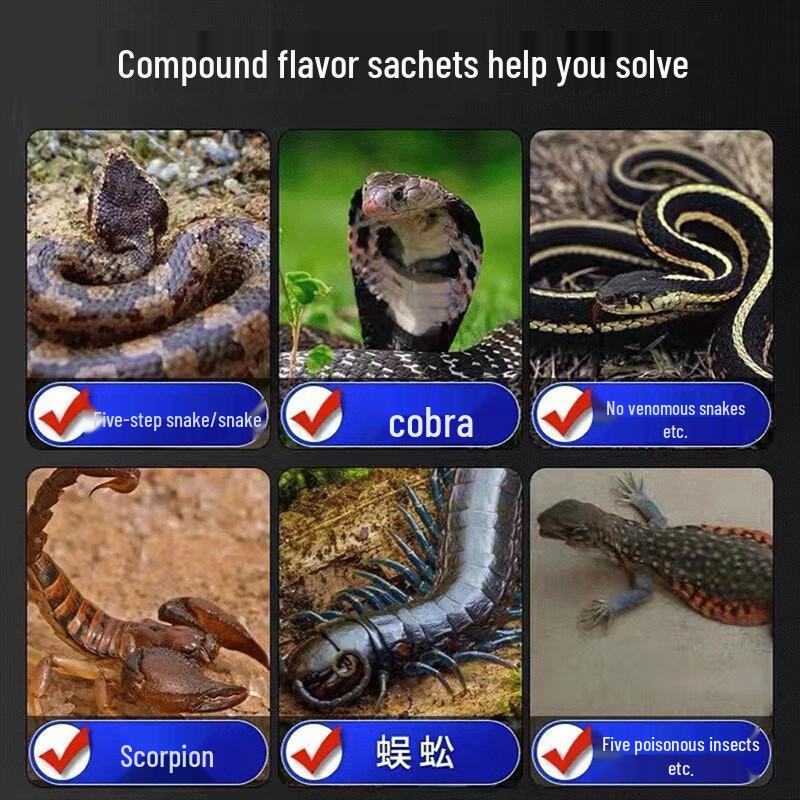 Potente Repelente de Serpientes en Polvo para Exteriores